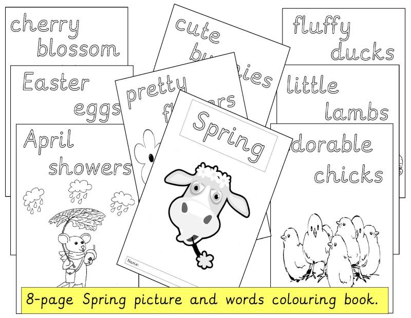Mash > Spring > Spring Colouring Book
